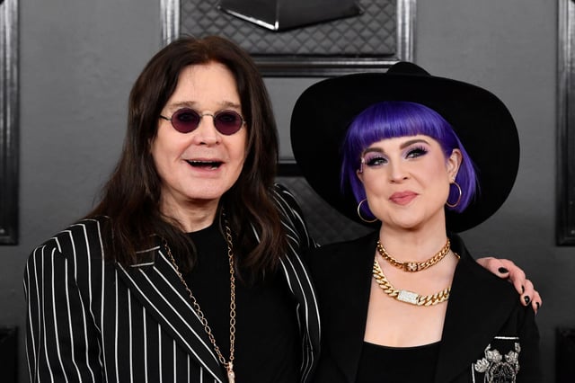 Ozzy Osbourne and daughter Kelly Osbourne attend the 62nd Annual GRAMMY Awards at STAPLES Center on January 26, 2020 in Los Angeles, California (Photo by Frazer Harrison/Getty Images for The Recording Academy)