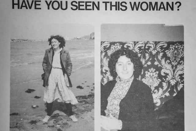 The original missing persons poster of Jessie Earl created by her parents.