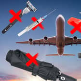 Many items are banned from hand luggage on flights (Composite: Mark Hall / National World)
