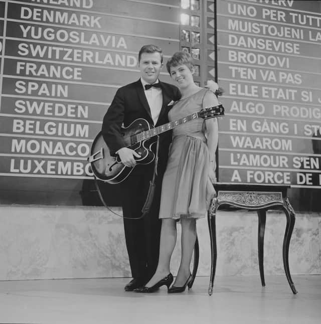 Grethe and Jørgen Ingmann won the 1963 contest. (Credit: Getty Images)