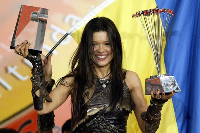 Ruslana won for Ukraine in 2004. (Credit: Getty Images