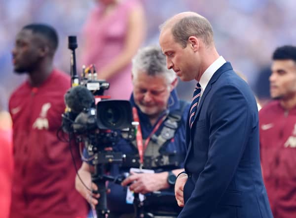 Prince William looks on prior to The FA Cup Final match between Chelsea and Liverpool at Wembley Stadium (Photo: Shaun Botterill/Getty Images)