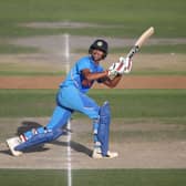 Tilak Varma in action for India - He has been MI’s stand out performer so far this tournament