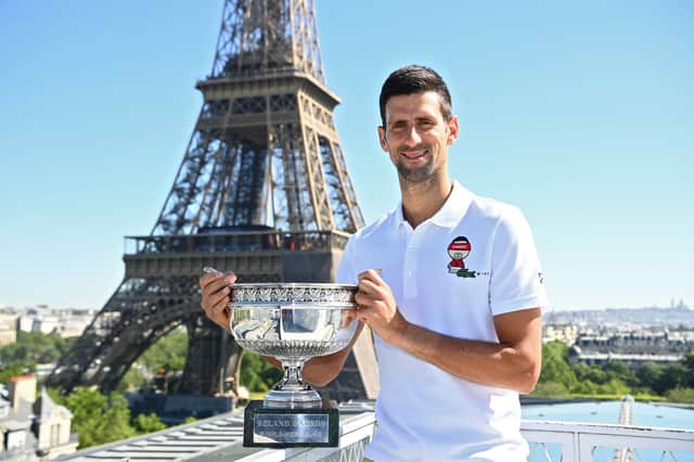 Novak Djokovic will hope to defend French Open title next week