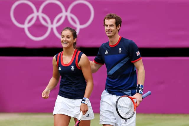 Robson and Andy Murray won the Olympic Silver Medal at the 2012 London Olympics