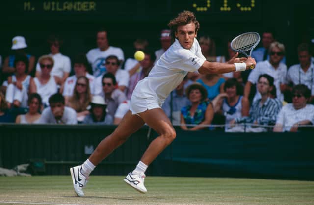 Mats Wilander in 1989 - he will join Schett for the French Open coverage