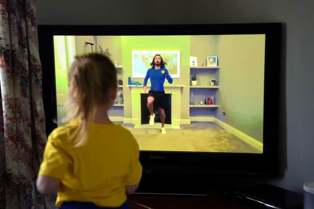Joe Wicks shared fitness videos for children to his YouTube channel during lockdown