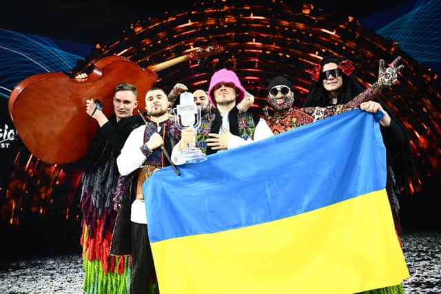 Kalush Orchestra won the 2022 Eurovision Song Contest for Ukraine. (Credit: Getty Images)
