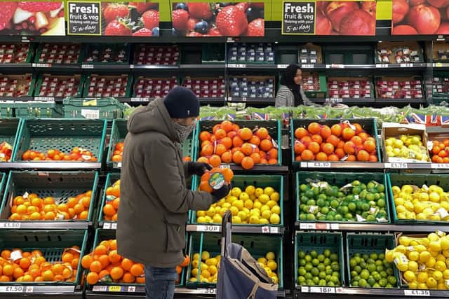 Soaring food prices is putting pressure on UK households (Photo: Getty Images)