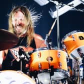 Taylor Hawkins performs onstage in February 2022 (Photo: Rich Fury/Getty Images)