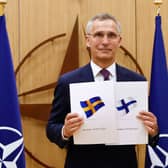 Tuesday’s (5 July) signing-off brings both nations deeper into NATO's fold (Pic: JOHANNA GERON/POOL/AFP via Getty Images)