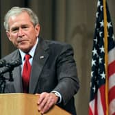 Former President George W. Bush accidently condemns Putin’s war in Iraq, not Ukraine (Pic: Bill Pugliano/Getty Images)