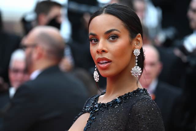 Rochelle Humes attends the screening of "Top Gun: Maverick" during the 75th annual Cannes film festival at Palais des Festivals on May 18, 2022 in Cannes, France. 