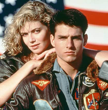 Tom Cruise and Kelly McGillis in Top Gun (Pic:Getty)