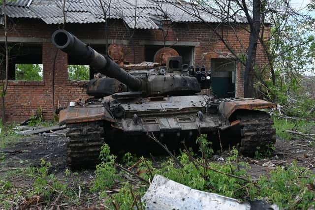 Ukraine claims to have destroyed or captured hundreds of Russian tanks (image: AFP/Getty Images)