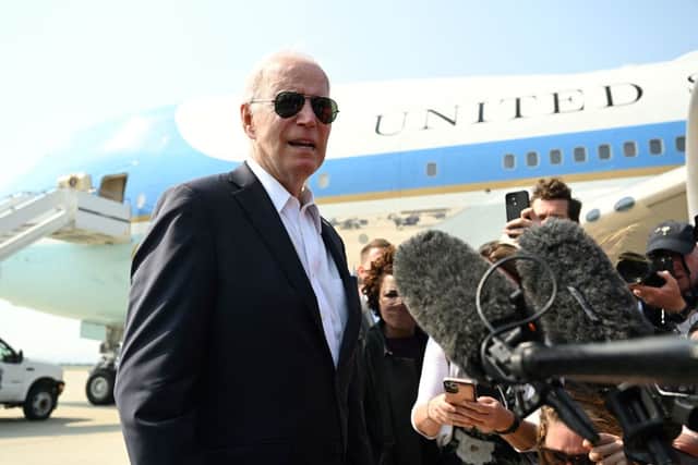 US President Joe Biden has warned the virus is a ‘concern’ (image: AFP/Getty Images)