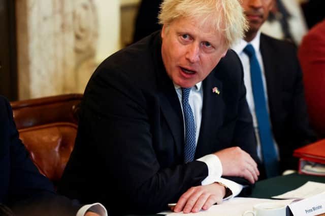 Boris Johnson has come under fire from Tory MPs over leaked photos from a No 10 leaving do (Photo: Getty Images)