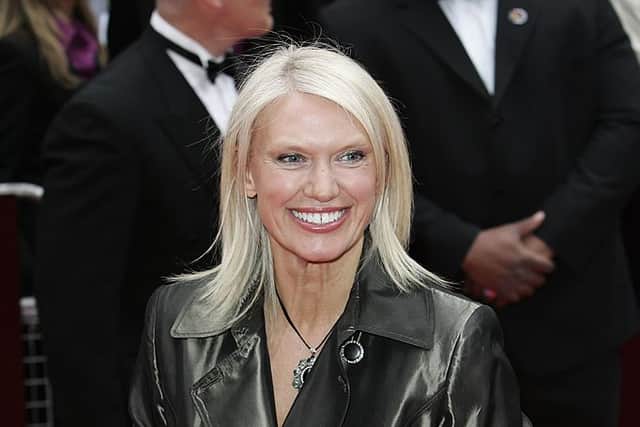 Anneka Rice arrives at the Pioneer British Academy Television Awards 2006 at the Grosvenor House Hotel on May 7, 2006 in London, England.  (Photo by Gareth Cattermole/Getty Images)