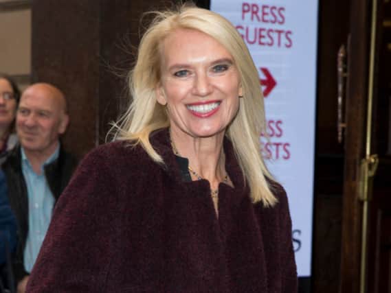 Anneka Rice attends Chess The Musical press night at London Coliseum on May 1, 2018 in London, England.  (Photo by John Phillips/Getty Images)