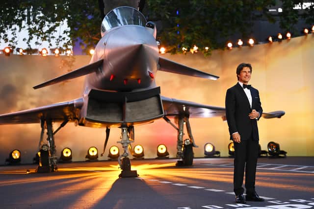 Tom Cruise attends the UK Premiere of Top Gun: Maverick in London (Pic: Eamonn M. McCormack/Getty Images for Paramount Pictures) 