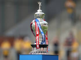 The Challenge Cup trophy.