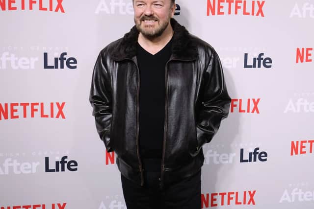 Comedian Ricky Gervais attends the “After Life” For Your Consideration Event at Paley Center For Media on March 07, 2019 in New York City. (Photo by Nicholas Hunt/Getty Images)