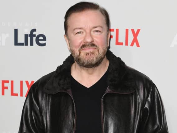 Ricky Gervais’ new special is called SuperNature (Photo by Nicholas Hunt/Getty Images)