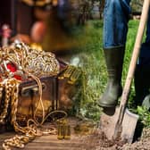 Where in the UK are you most likely to find buried treasure? (images: Adobe)
