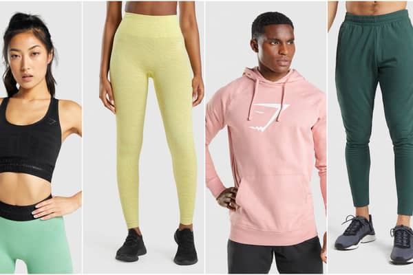 Some of the items available in the Gymshark summer sale 2022.