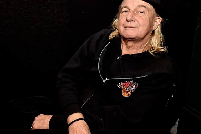 Musician Alan White of Yes appears at the Rock ‘N’ Roll Fantasy Camp at AMP Rehearsal Studios on November 6, 2015 in North Hollywood, California.  (Photo by Kevin Winter/Getty Images)