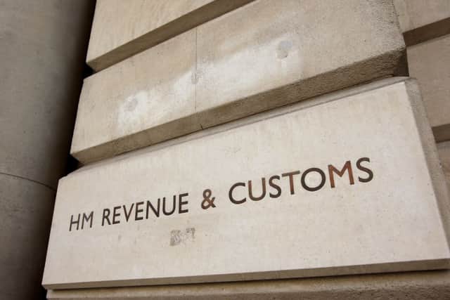 The Government department of “HM Revenue and Customs” in Westminster  (Photo by Oli Scarff/Getty Images)
