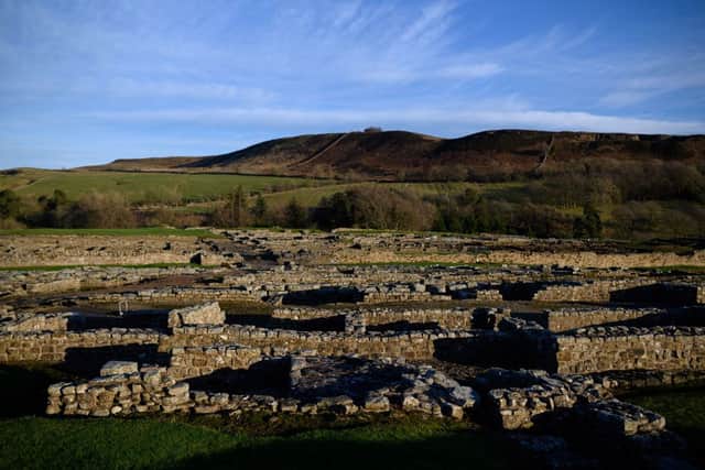 You can still see evidence of the Romans in Great Britain, for example at Vindolanda on Hadrian’s Wall (image: AFP/Getty Images)