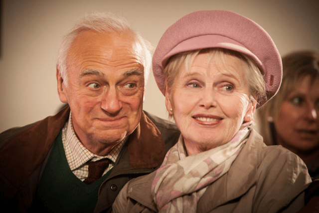 Patricia Brake and Roy Hudd in Midsomer Murders (1997) (Photo: ITV/Mark Bourdillon)
