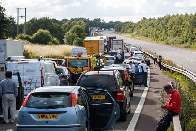 Huge numbers of additional journeys could lead to delays on major roads