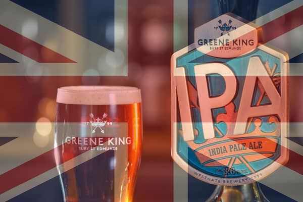 Greene King is kicking off Platinum Jubilee 2022 week with a fr pint offer (image: Greene King/Adobe)