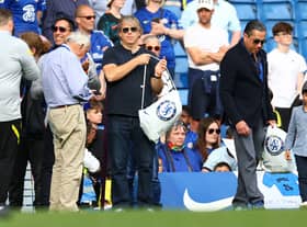 Todd Boehly at Chelsea’s game against Watford. He has been confirmed as the new owner of the club along with fellow investors