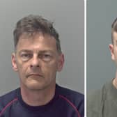 David (l) and Edward King (r) stabbed Neil Charles to death after he was allegedly seen trying to steal from the older mans car.