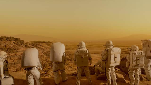 Astronauts stride across Mars in For All Mankind season 3 (Credit: Apple TV+)