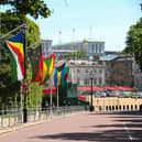 Commonwealth nation flags in London 