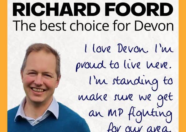 The Liberal Democrats purchased a number of Facebook ads introducing their candidate, Richard Foord, to the Tiverton and Honiton electorate