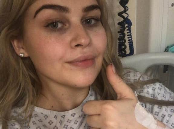 Georgina Masson dismissed her swallowing problems as an infection