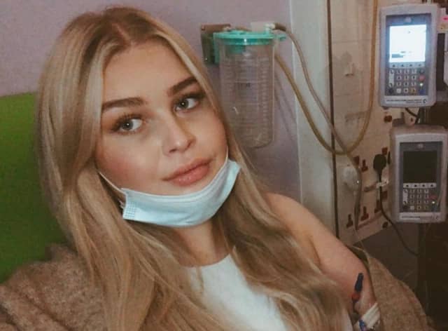 Georgina Masson dismissed her swallowing problems as an infection after having had tonsillitis several times before.