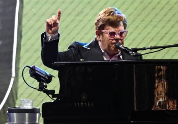 Elton John playing in Frankfurt (Pic:Getty)