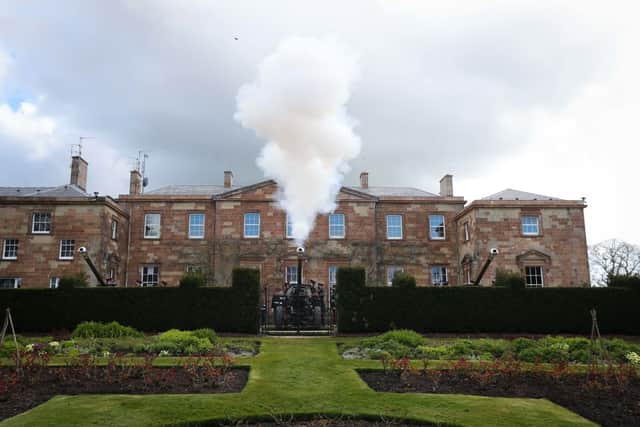 A gun salute will be fired from Hillsborough Castle in Northern Ireland today (image: Getty Images)