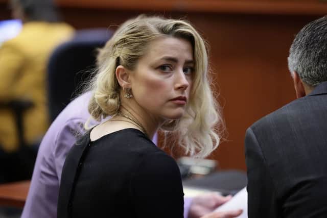 Amber Heard had a partial victory in her counterclaim against ex-husband Johnny Depp (image: AFP/Getty Images)