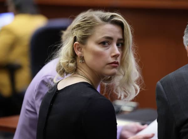 Amber Heard had a partial victory in her counterclaim against ex-husband Johnny Depp (image: AFP/Getty Images)