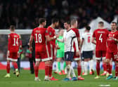 England and Hungary during world cup qualifier in October
