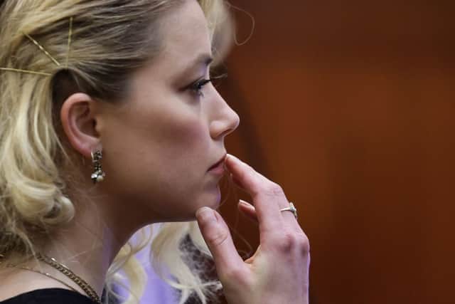 Amber Heard said the verdict would set women’s rights back (image: AFP/Getty Images)