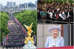 Protestors disrupted the Trooping the Colour parade in London, as the Queen watched on (Getty Images)