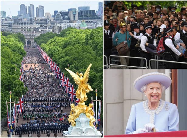 <p>Protestors disrupted the Trooping the Colour parade in London, as the Queen watched on (Getty Images)</p>